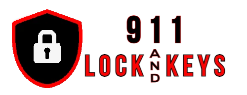 911 lock and keys logo
